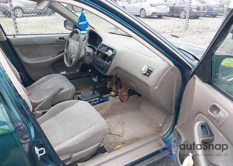 1998 Honda Civic Ex from USA, damaged, VIN 2HGEJ8640WH606707